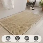 Comfortable Floor Mat Sliding Prevention Highly Absorbent Memory Foam Bath