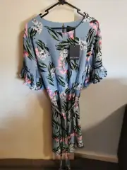BNWT Decjuba Dress Size 14 Women's Wrap Dress Floral