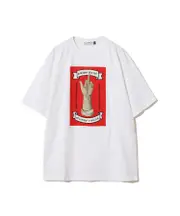 [UNDERCOVER] White Pride With Middle Finger Tee