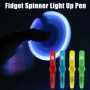 Fidget Spinner Light Up Pen - Sensory Toy Autism Stress Relief ADHD Kids Game