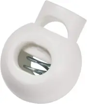 Single Hole Cord Lock Plastic Spring Toggle Stopper Cord Rope End for Drawstring