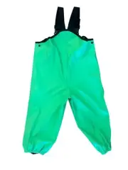 NEW Reima Lammikko Waterproof Rain Pants Candy Green Size 18-24M Bib Stirrup