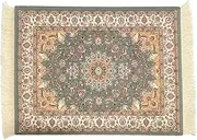 ASOHEK [6 Patterns] Oriental Persian Carpet Style Mouse Pad Vintage Miniature Bohemian Rug Desk Pad Non Slip Computer Mouse Mat Coaster Table Decor for Elegant Office Home Accessories(31A)
