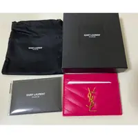 在飛比找蝦皮購物優惠-英國購回全新正品 桃紅色 YSL Saint Lauren 