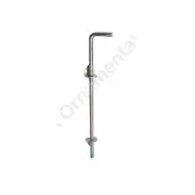 Stanley drop bar Hardware Cane Bolt in Zinc 5/8" x 24" Zinc plated