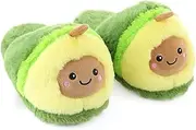 [Millffy] Cute Plush Pitaya Mangosteen Pineapple avocado slippers for women Fruit wide womens slippers
