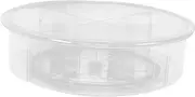 STOBAZA Rotating Seasoning Holder Kitchen Turntable Organizer Acrylic Spice Rack Countertop Rotating Tray