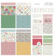 Lori Holt My Happy Place Zippy Bags Panel *HD11216*