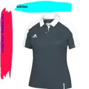 Adidas Modern Varsity Womens Polo Onix-White XL