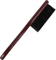 ADOCARN Beard Cleaning Brush Travel Beard Comb Smoothing Brush Comb Barber Tools Mens Hairbrush Brown Wood