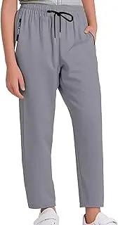 [Generic] Casual Pants for Boy Elastic Waist Rope Wide Leg Breathable Leisure Style Streetwear Comfy Fashion Toddler Trousers