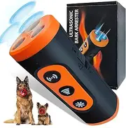 oolong Anti Barking Device for Dogs,Professional Dog Barking Device with Flashlight,Ultrasonic Dog Bark Control up to 10m,3 Sonic Emitters Rechargeable Barking Silencer Dog Whistle Stops Bad Behavior