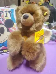 Steiff Bear 0330/32 Molly Teddy Bear 14" Brown Soft Plush Stuffed Animal 80s VTG