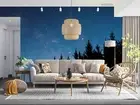 3D Starry Forest Landscape Wallpaper Wall Murals Removable Wallpaper 23