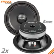2x PRV Audio 6MB200 Midbass Car Audio 6.5" Speakers 8 Ohms 6MB PRO 400 Watts