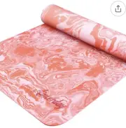 Non Slip Yoga Mat Eco Friendly TPE Exercise Mat Premium Print 1/4 Inch NEW