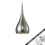 Snap Lighting Zara Bell Metal Downlight to Pendant Light Conversion Kit Silver