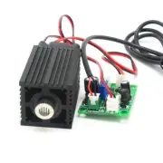 635nm 300mw 12V Orange Red Laser Diode Module Focusable Dot Lazer Unit 33x50mm