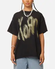 [KORN] Korn Logo Noise T-shirt Black Vintage - Size L L Black Vintage