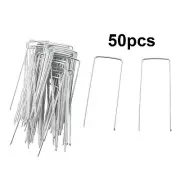 50Pcs Galvanised Metal Ground Nails for Gazebo Camping Tarpaulin Hooks