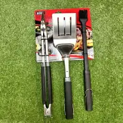 Weber Premium BBQ Grill Tool Utensil Set 3-Piece Stainless Steel NWT