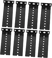 Angoily Extended Track Brackets Set Keyboard Slide Out Tray Rack L-shaped Brackets for Noise Control