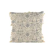 Maine & Crawford Vera 50x50cm Cushion w/ Fringing - Blue