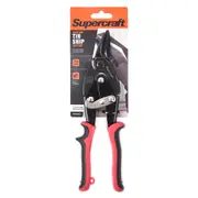 Supercraft Serated Blade Tin Snips Aviation Left Cut Sheet Metal Cutter Scissors