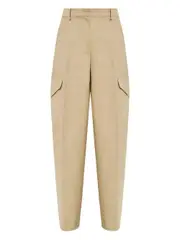 [Givenchy] Givenchy-Pantaloni Cocoon In Cotone E Lana Con Tasche-Donna 36 FR