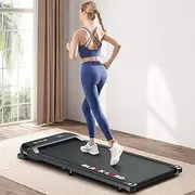 BLACK LORD Walking Pad Treadmill Model MS2, Home Office Gym Exercise 3.2HP Fitness Equipment, Portable Under Desk, Bluetooth APP Control & Remote, Cardio Aerobic Trainer for Jogging Running