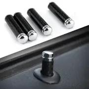 4pcs Carbon Fiber Interior Door Lock Knob Pins Handles for Auto Car Truck SUV (for: Smart)
