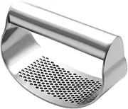 430 Stainless Steel Garlic Press, Garlic Crusher, Garlic Cutter, Garlic Grinder, Multifunctional Garlic Grinder Kitchen Utensils Easy to Clean for Home Use