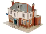 POLICE STATION / LIBRARY Steam Train OO / HO 1/72 scale Card KIT SUPERQUICK B 25