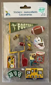 Scrapbooking Stickers - NEW - Football - Touchdown