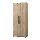 在飛比找遠傳friDay購物優惠-唯熙傢俱 維拉橡木色2.5尺衣櫃(衣櫥 衣櫥櫃 衣櫃 開門衣