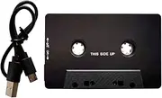 Generic Durable Cassette Aux Stereo Music Adapter Auto Tape 5.0 MP3 Player Converter 3.5mm Jack Plug with Microphone