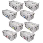8x Toner for Xerox Phaser 7760 Like 106R01160 - 106R01163 Set