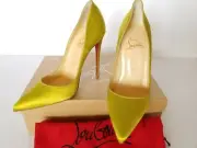 Christian Louboutin So Kate 120mm Crepe Satin Pointy Toe Red Sole Pump 36.5