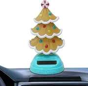 Christmas Solar Powered Dancing Toy - Solar Swinging Tree | Christmas Solar Toys Dancing Ornaments Car Windowsill Decor for Car Dashboard