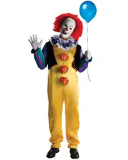 Pennywise Clown Halloween Mens Costume