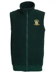 Bottle Polar Fleece Vest With Embroidery