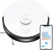 TP-Link Tapo LiDAR Navigation Robot Vacuum Cleaner and Mop, 4200Pa Hyper Suction, 3200 mAh, LiDAR & Gyro Dual Navi System, Auto-Charging, Smart Home,Voice & Remote Control (Tapo RV30C Mop)