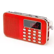 Mini Portable Radio AM FM Pocket Radio with MP3, LED Flashlight, Digital Radi...