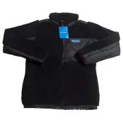 Columbia Youth Boys Girls Full Zip Reversible Jacket Size Large (14-16) Black