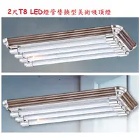 在飛比找蝦皮購物優惠-《》2尺T8 10W LED燈管*3燈、*4燈款式吸頂燈具、