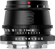 TTArtisan 35mm F1.4 APS-C Manual Fixed Lens for Canon RF R7 R10 APS-C EOS R RP R5 R6