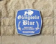 Glengoolie Blue Scotch; Sterling Archer PVC Patch Army Airsoft limited edition