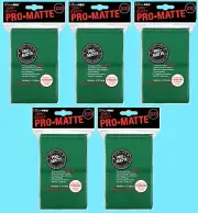 500 ULTRA PRO Standard Size GREEN PRO-MATTE DECK PROTECTORS Card Sleeves MTG