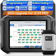 [XTOOL] D9S Pro Automotive Car Diagnostic Tool: Wireless OBD2 Scanner with ECU Programming & Online Coding, Topology Map, 42+ Resets, Full System Scan, V.A.G, PMI, FCA, CANFD/DoIP, 3-Yr Update