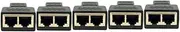 Pcs Rj Splitter Adapter to Port Ethernet Connectors for Network Tee Materials Craftsmanship